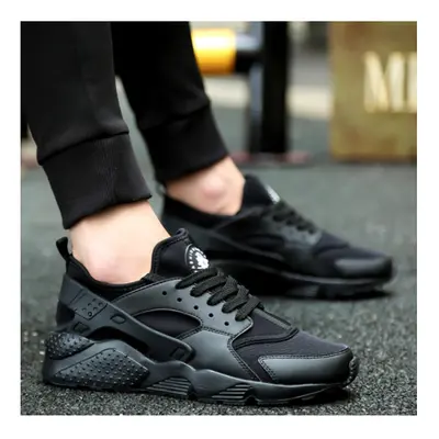 (Black, EU38=US6.5=UK5.5) Casual Men Comfortable City Running Trainers Sneakers Triple Shoes