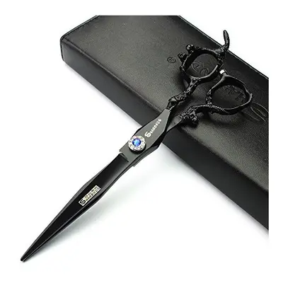 Sturdy 440c hairdressing scissors black 7'' salon professional hairdresser trim hair and hairsty