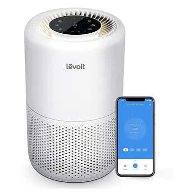 Smart Air Purifier for Bedroom 70mÂ², CADR 170mÂ³/h, Alexa & APP Control with Timer, HEPA Filter