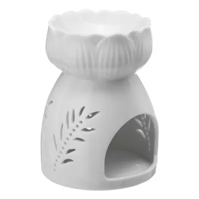 (1) Oil Burner Ceramic Wax Melt Warmer Fragrance Tealight Candle Holder Cut-Out