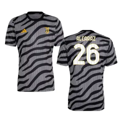 (M) Juventus Pre-Match Shirt (Black) (Alcaraz 26)