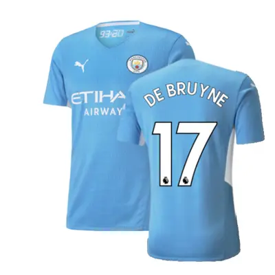 (XXL) Man City Authentic Home Shirt (DE BRUYNE 17)