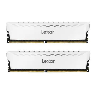 Lexar THOR 32GB (16GX2) 3600Mhz DDR4 UDIMM Desktop Memory White