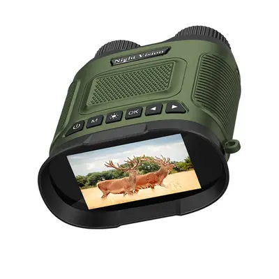 Chronus Night Vision Goggles - 4K Waterproof Night Vision Binoculars with 3'' Screen & Rechargea