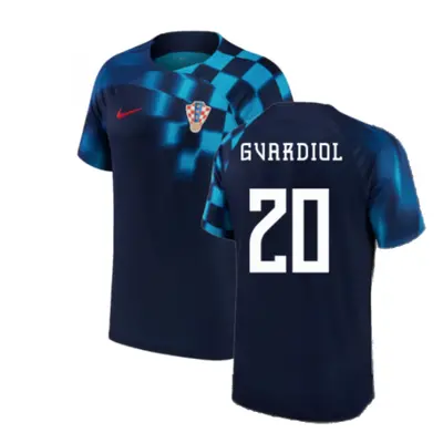 (M) Croatia Away Shirt (Gvardiol 20)