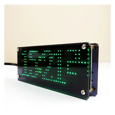 (Green) SMD LED Dot Matrix Digital Clock Production Kit Electronic DIY Clock Kit Electronic Prod