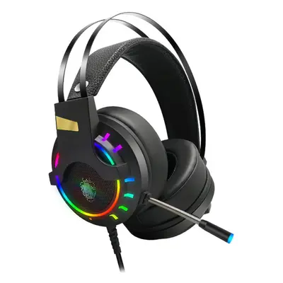 (7.1 channel + USB) Game Headphone 7.1 Channel 3.5mm USB Wired Bass RGB Gaming Headset Stereo So