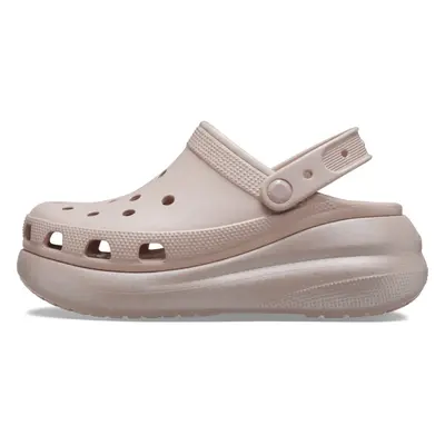 Crocs Unisex Classic Crush Clogs | Platform Shoes Pink Clay Numeric_