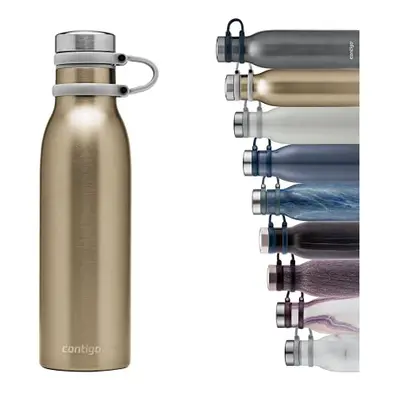 Matterhorn Water bottle with Thermalock insulation, BPA-free stainless steel bottle with screw c