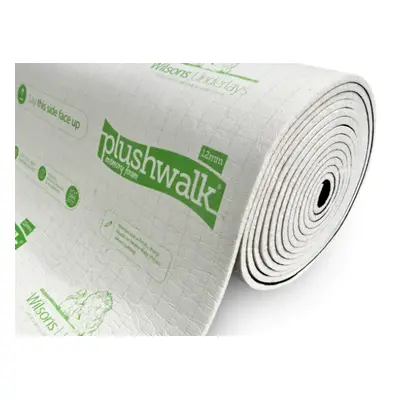 Plushwalk 12mm Carpet Underlay - Luxury PU Foam - Cushion Feeling