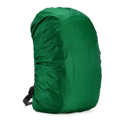 (Dark Green) 45L Lightweight Nylon Water-resistant Waterproof Backpack Rain Cover Raincoat For C