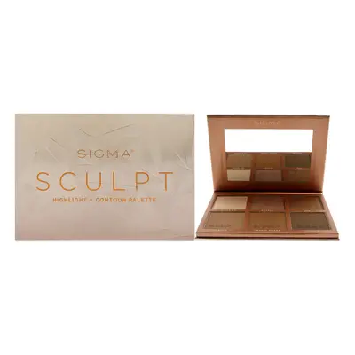 Sculpt Highlight Plus Contour Palette by SIGMA for Women - 0.98 oz Makeup