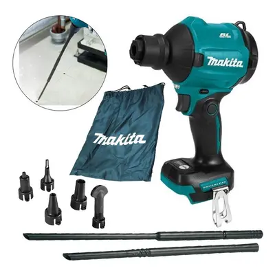 Makita DAS180Z 18v Brushless Dust Blower Inflator Deflator LXT + Nozzles +Long