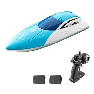 (blue, battery) Remote Control Boat 2.4ghz Remote Control Ship Toy Gift For Kids Adults Boys Wit