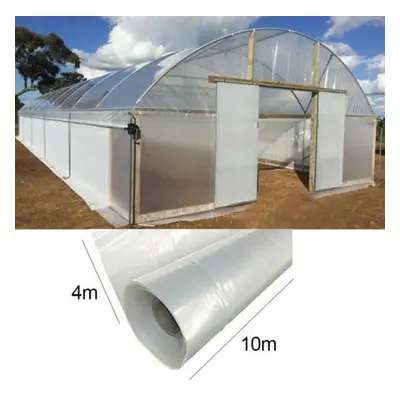 (4x10m) 0.04mm Greenhouse Agricultural Cultivation Polythene Cover Clear Film Sheeting