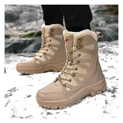 (brown, 44) Hoho Fair Large Size Boots Women Autumn Boots Super High Quality Boots Men Shoes Swa