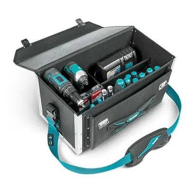 Makita E-05424 Lockable Tool Case Tool Bag Blue Riveted Toolbag Strap System