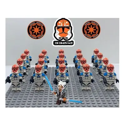 Fit lego Star Wars Ahsoka Tano 332nd Clones Minifigures Kids Toys Gift