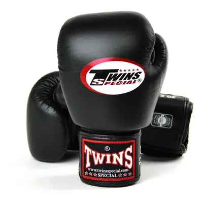 (Black, 12oz) Twins Special Black Boxing Gloves