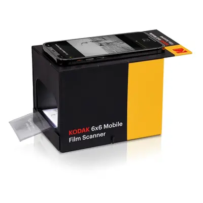 6x6 Mobile Film Scanner, Convert and Save 6x6 Slides & Negatives [120 & Film Formats] to Your Sm