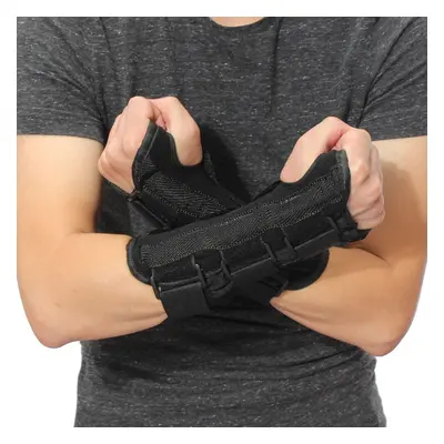 (Left Hand, L) Wrist Splint Support Brace Fractures Carpal Tunnel Arthritis Sprain Band