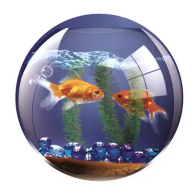 Fellowes Round Brite Mat Goldfish Bowl