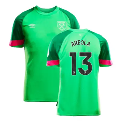 (MB) West Ham Home Goalkeeper Shirt (Green) - Kids (Areola 13)