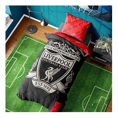 Liverpool F.C. Bedding & Linen, Single or Double Duvet Set with Pillowcases, Football Gifts (Sin