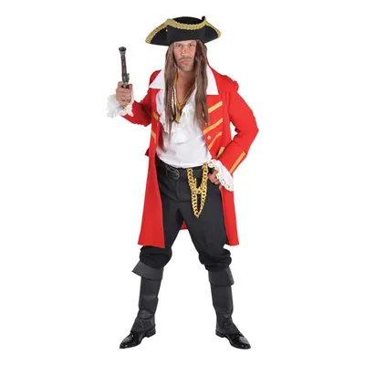 (XL) Deluxe Captain Hook / Pirate Jacket