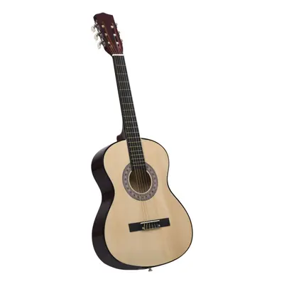 vidaXL Classical Guitar for Beginner and Kid 3/4 Basswood Music Instrument