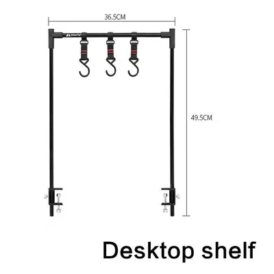 (set1) Outdoor Folding Shelves Camping Desktop Shelves Camping Tableware Storage Rack