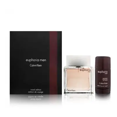 Euphoria Pcs Set For Men: 3.4 Edt Sp + 2.6 Deodorant Stick