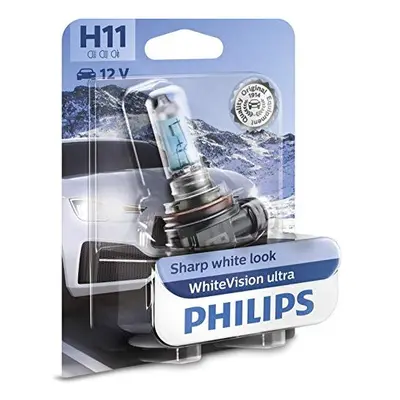 Philips WhiteVision ultra H11 car headlight bulb, single blister