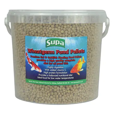 Wheatgerm Pond Fish Food Pellets 2.50Kg, Rich in Easily Digestible Wheatgerm, Suitable for Goldf