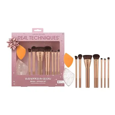 Wrapped In Glow Brush + Sponge Kit, Piece Limited Edition Gift Set