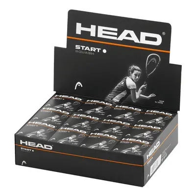 Head Start Squash Balls - Single White Dot - Box of