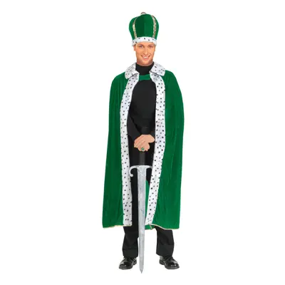 Forum Novelties Men's King Robe and Crown Green One Size