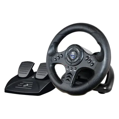 Racing steering wheel with pedal and paddle shifters for Xbox Serie X/S, Switch, PS4, Xbox One, 