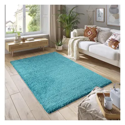 (200cm x 290cm (6ft 8" x 9ft 7")) Soft Thick Luxury Modern Shaggy Rug Teal