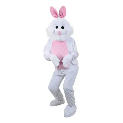 White Easter Bunny Rabbit Mascot Fancy Dress Costume