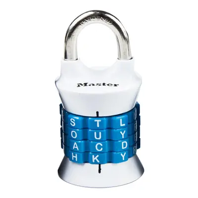 (Light Blue) Digit/Letters Combination Password Lock Alloy Steel Security Padlock Cabinet Luggag