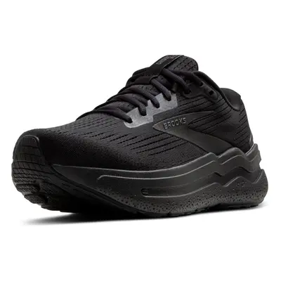 Brooks Womens Ghost Max Neutral Running & Walking Shoe - Black/Black/Ebony - 7.5 X-Wide