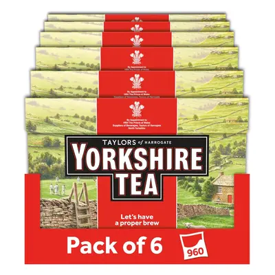 Yorkshire Tea, Boxes of Tea Bags (Total Bags)