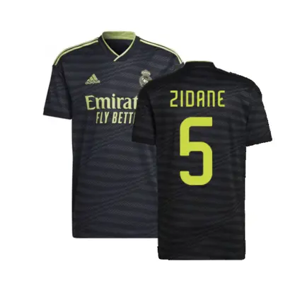 (XXL) Real Madrid Third Shirt (ZIDANE 5)