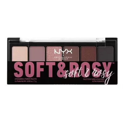 NYX PROFESSIONAL MAKEUP Soft & Rosy Eyeshadow Palette 0.21 Ounce