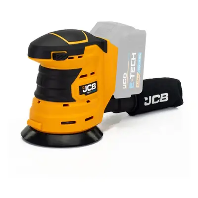 JCB 21-18OS-B Cordless Random Orbital Sander 125mm 5'', 2.0-5Ah Li-ion Battery, Dust Bag and Acc