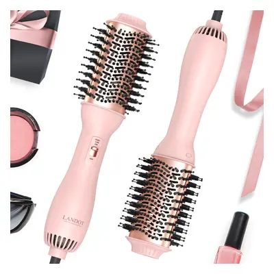 Hot Blow Hair Dryer Brush: Upgraded Plus 2.0 Hot Air Brush - One-Step HairDryer Styler and Volum