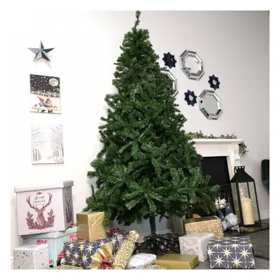 8ft Colorado Spruce Christmas Tree in Green with tips 148cm Diameter