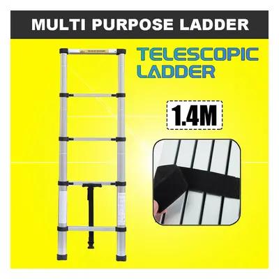 1.4M Telescopic Ladder Multi-Purpose Aluminium Extendable Step Step