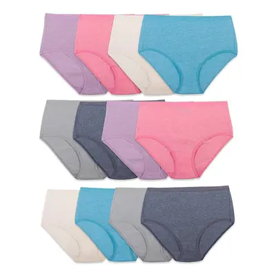 Fruit of the Loom womens Beyondsoft (Regular & Plus Size) Underwear Brief - Cotton Blend Pack As